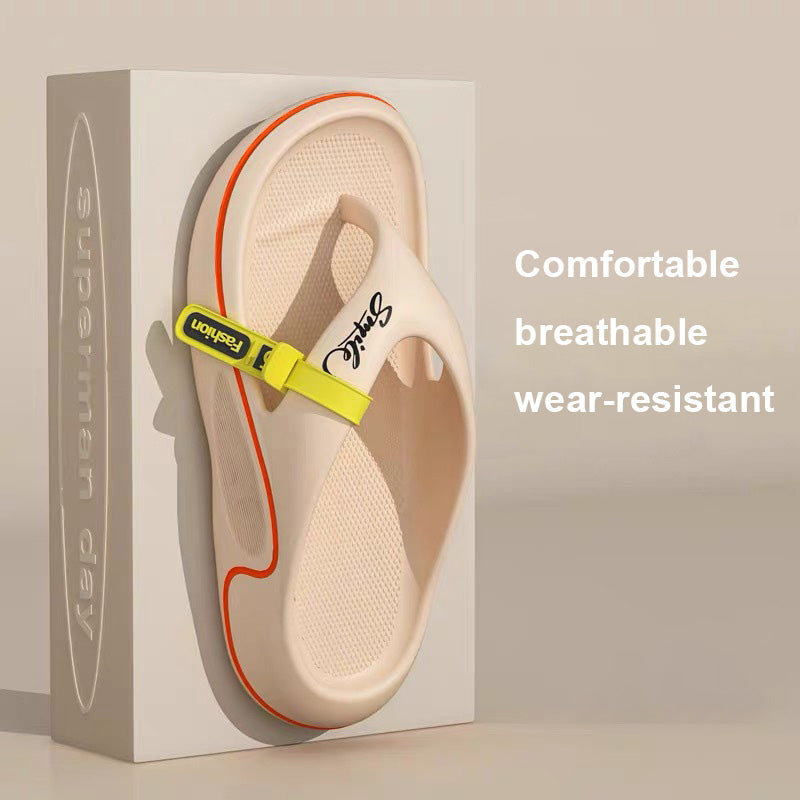Men's Flip Flops Summer Outdoor Thick Soft Sole Cool Sandals