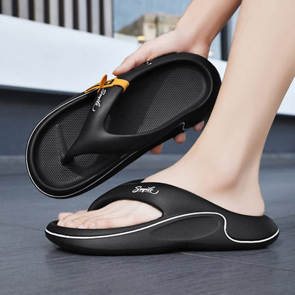 Men's Flip Flops Summer Outdoor Thick Soft Sole Cool Sandals