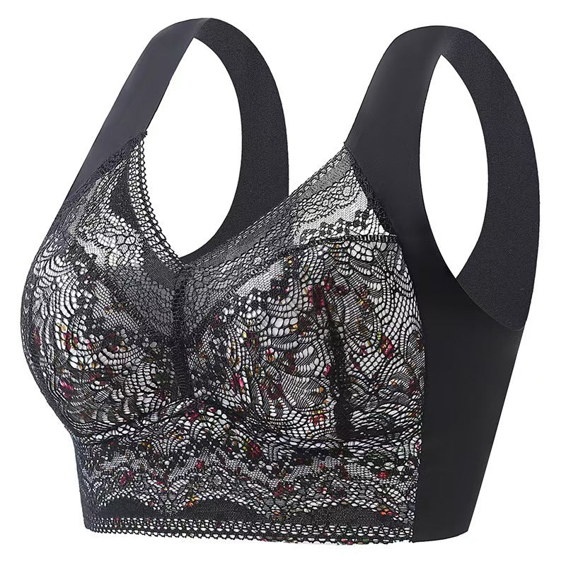 Gathered Thin Anti-Sagging Seamless Bra