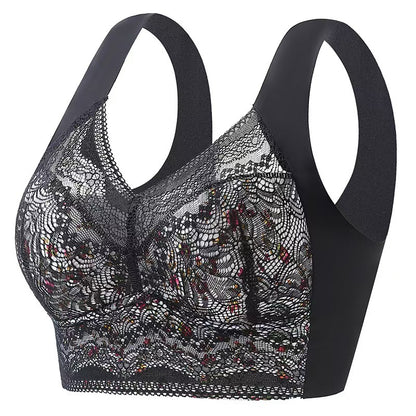 Gathered Thin Anti-Sagging Seamless Bra