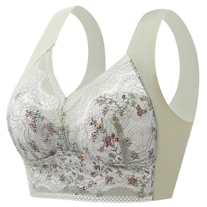 Gathered Thin Anti-Sagging Seamless Bra