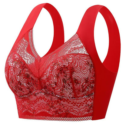 Gathered Thin Anti-Sagging Seamless Bra