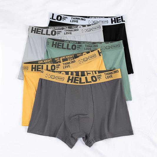 Men's Plus Size Boxer Briefs – Soft & Breathable Sports Underwear