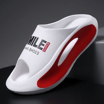 Men's Summer Outdoor Wear EVA Painted Sports Soft Bottom Beach Coconut Slippers