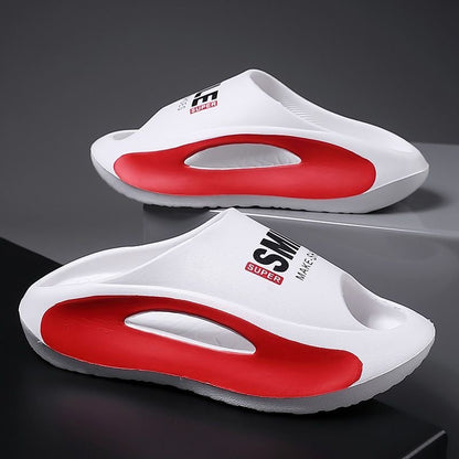 Men's Summer Outdoor Wear EVA Painted Sports Soft Bottom Beach Coconut Slippers