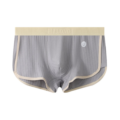 Slim Fit Men’s Breathable Boxer Briefs – Mid-Rise, Multi-Color