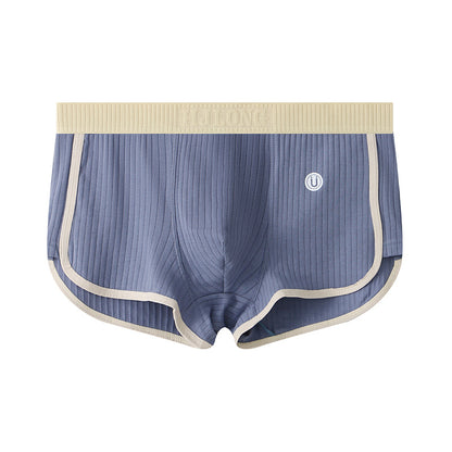 Slim Fit Men’s Breathable Boxer Briefs – Mid-Rise, Multi-Color