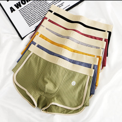 Slim Fit Men’s Breathable Boxer Briefs – Mid-Rise, Multi-Color