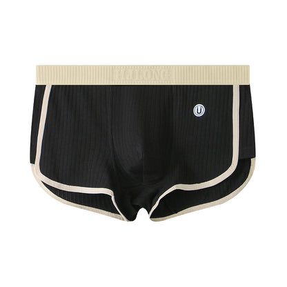 Slim Fit Men’s Breathable Boxer Briefs – Mid-Rise, Multi-Color