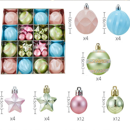 Christmas Ball Ornament Gift Set – Decorative Baubles for Tree and Holiday Décor