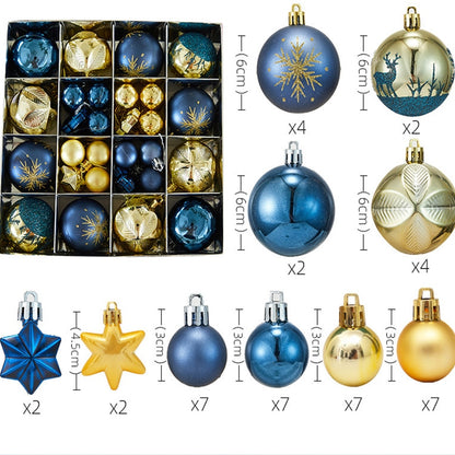 Christmas Ball Ornament Gift Set – Decorative Baubles for Tree and Holiday Décor