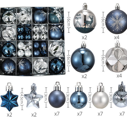 Christmas Ball Ornament Gift Set – Decorative Baubles for Tree and Holiday Décor