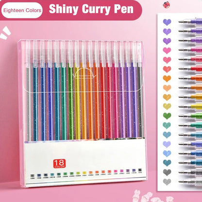 Student Highlighter Pen Set, Bright Fluorescent Markers
