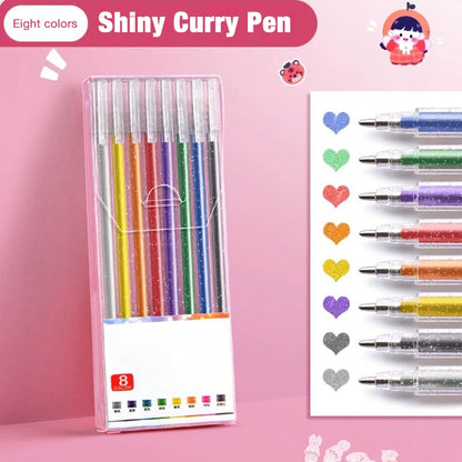 Student Highlighter Pen Set, Bright Fluorescent Markers