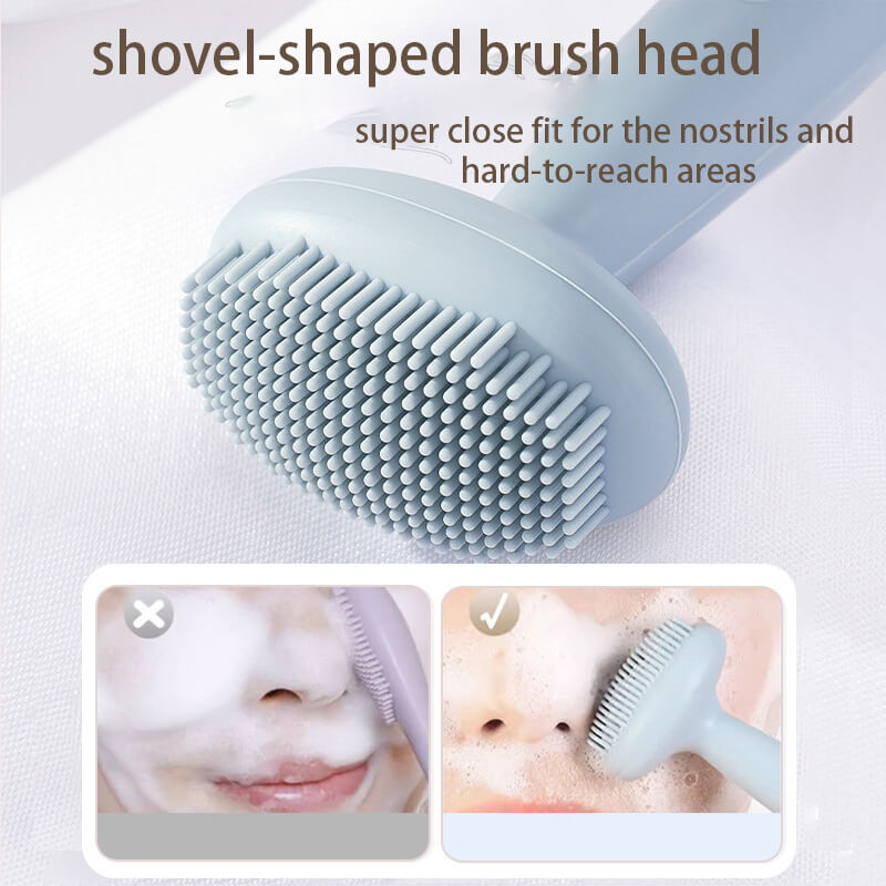 Dual-ended, Two-in-one Silicone Face Mask Brush