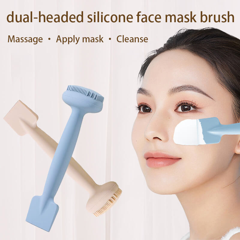 Dual-ended, Two-in-one Silicone Face Mask Brush