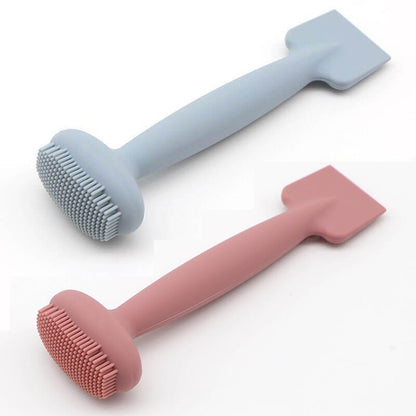 Dual-ended, Two-in-one Silicone Face Mask Brush