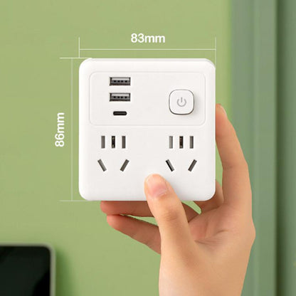 Multi-port Night Light USB Converter, Multi-Functional Power Strip