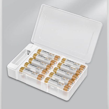 Universal Battery Storage Box With Voltage Testing Function