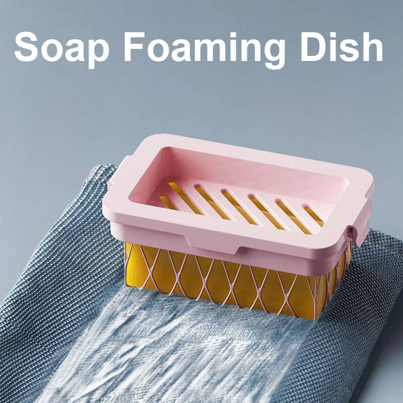 High Elastic Mesh Soap Foaming Dishes Soap Storage Holder