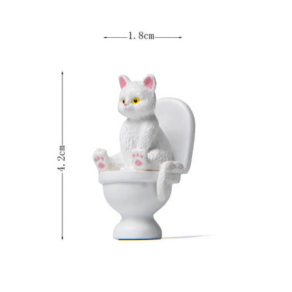 Cat-themed Landscape Gardening Creative Figurine