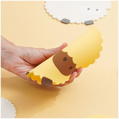 Household Thickened Food-Grade Silicone Heat Insulation Tea Cup Mat, Anti-Burn & High-Temperature Resistant