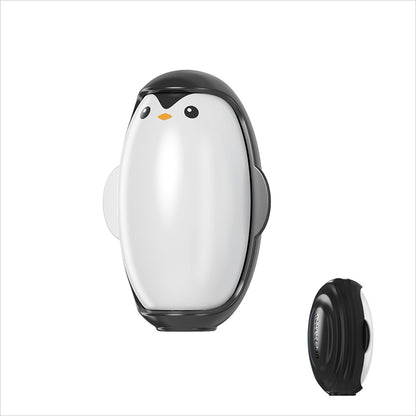 Washable Cute Penguin Lint Roller – Strong Adhesive, Convenient Dust and Pet Hair Cleaner