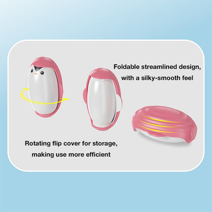 Washable Cute Penguin Lint Roller – Strong Adhesive, Convenient Dust and Pet Hair Cleaner