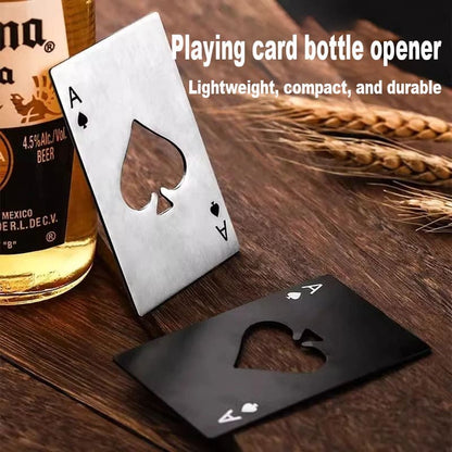 Stainless steel beer bottle opener, creative and stylish pop-up design, popular on Instagram, unique and functional bottle cap remover
