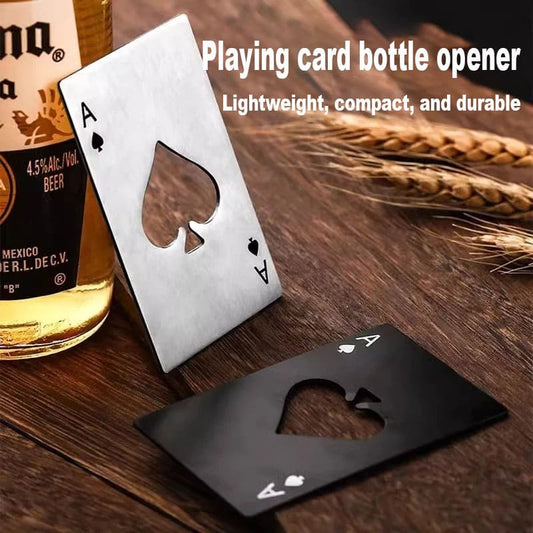 Stainless steel beer bottle opener, creative and stylish pop-up design, popular on Instagram, unique and functional bottle cap remover