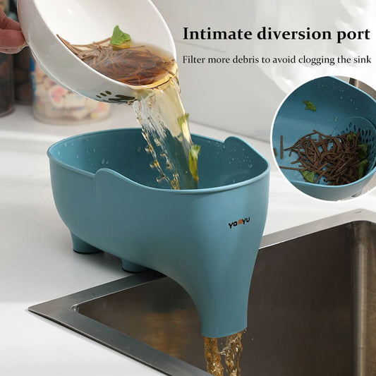 Drain Basket Kitchen Sink Filter Net for Home - Elephant Design