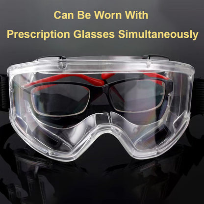 Transparent Anti-Fog, Windproof, Dustproof Cycling and Skiing Protective Glasses