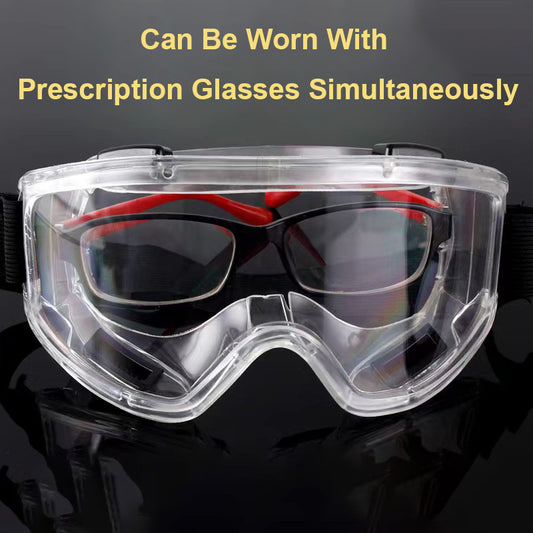 Transparent Anti-Fog, Windproof, Dustproof Cycling and Skiing Protective Glasses