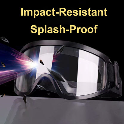 Transparent Anti-Fog, Windproof, Dustproof Cycling and Skiing Protective Glasses
