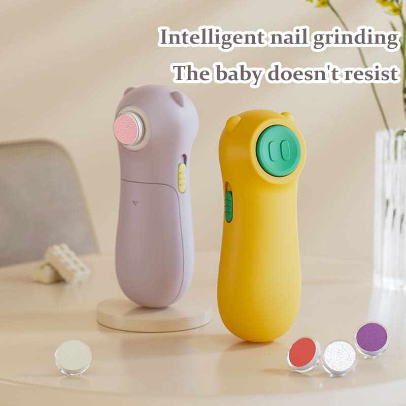 Baby Electric Nail Grinder, Nail Trimming, Baby Nail Clipper & Polishing