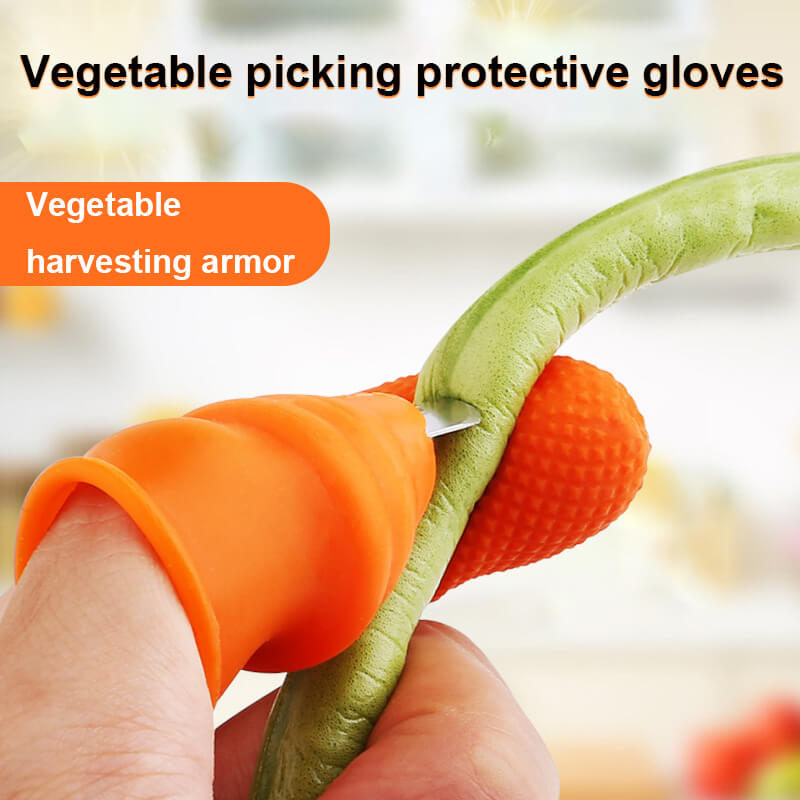 Thumb Knife Vegetable Picking Tool With Finger Sleeves