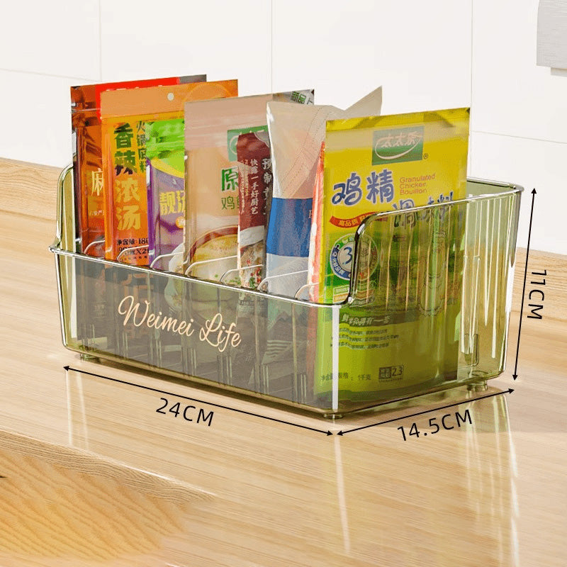 Condiment Storage Box, Multifunctional Compartment Tray For Kitchen And Home Use