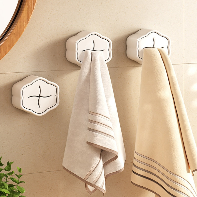 No-Drill Towel Holder, Creative Kitchen and Bathroom Cloth and Towel Rack with Insert Slot Design