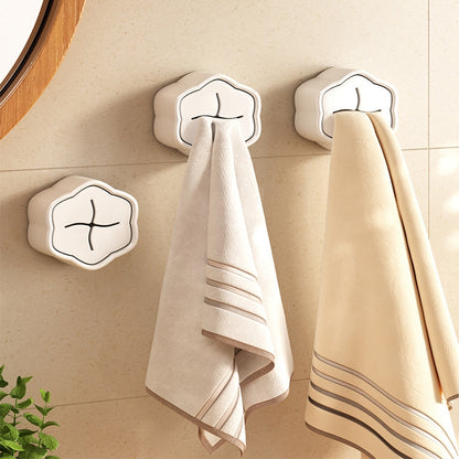 No-Drill Towel Holder, Creative Kitchen and Bathroom Cloth and Towel Rack with Insert Slot Design