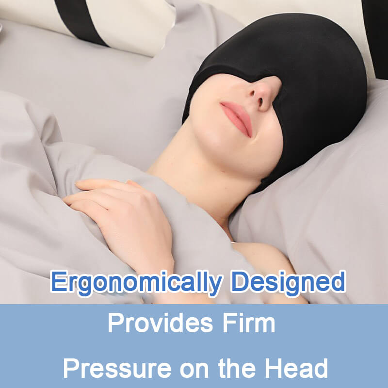 Stretchable Cold Compress Head Mask, Suitable for Head Therapy