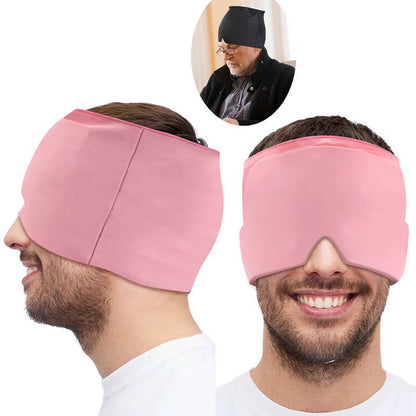 Stretchable Cold Compress Head Mask, Suitable for Head Therapy