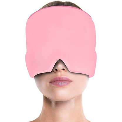 Stretchable Cold Compress Head Mask, Suitable for Head Therapy