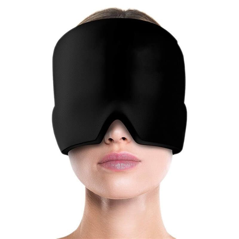 Stretchable Cold Compress Head Mask, Suitable for Head Therapy