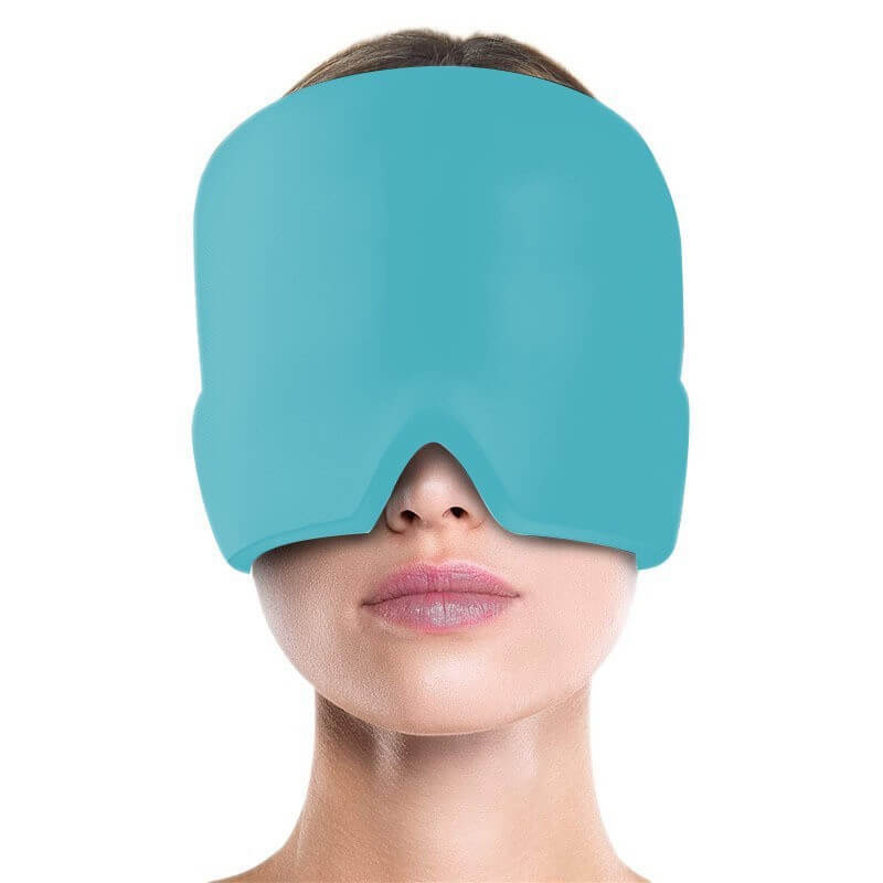 Stretchable Cold Compress Head Mask, Suitable for Head Therapy