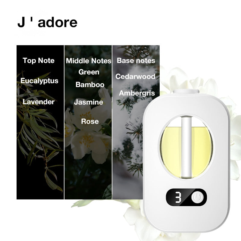 Smart Aromatherapy Diffuser, Automatic Fragrance Spray for Home, Toilet Deodorizer, Rechargeable Scented Air Freshener
