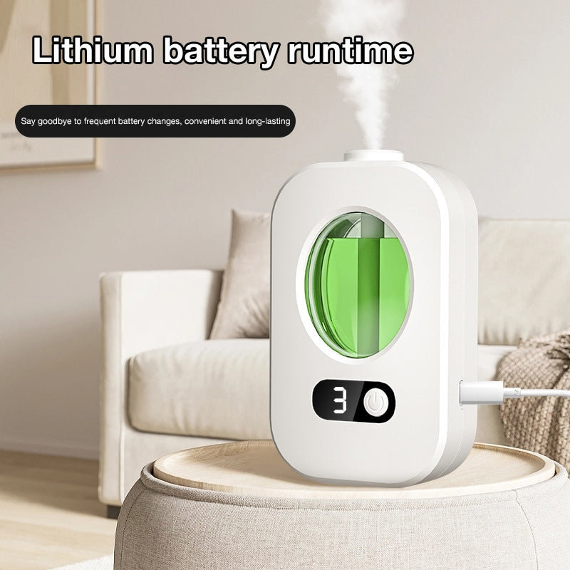 Smart Aromatherapy Diffuser, Automatic Fragrance Spray for Home, Toilet Deodorizer, Rechargeable Scented Air Freshener
