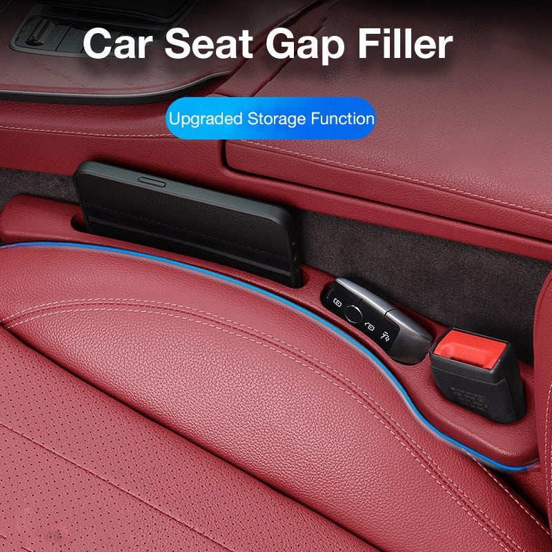 Car Seat Gap Filler, Leak-proof Storage Box with Clip for Preventing Item Drop and Organizing, Seat Gap Organizer