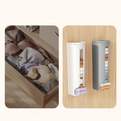 Wall-mounted, Pull-out Storage Box For Underwear And Socks, No Drilling Required