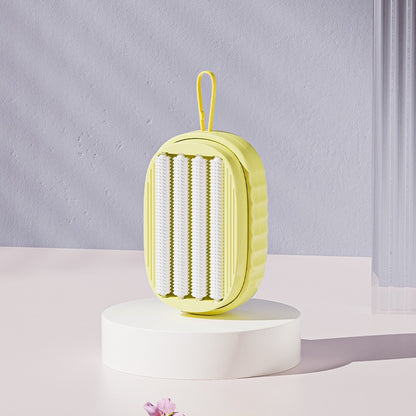 Household Soft Rubber Press-and-Refill Multifunctional Laundry Brush