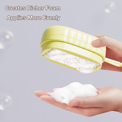 Household Soft Rubber Press-and-Refill Multifunctional Laundry Brush